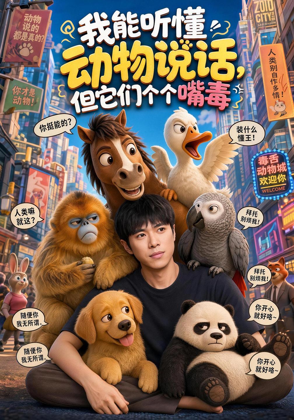 我能听懂动物说话,但它们个个嘴毒(全集)